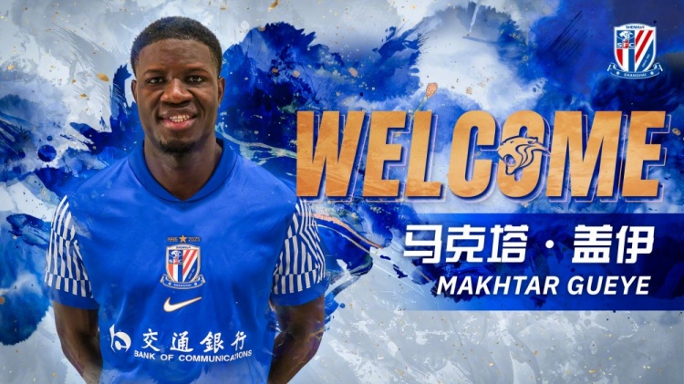 申花新外援盖伊身价250万欧并列中超第8，热菲尼奥450万欧居首